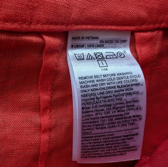 Banana Republic Ultra Wide Leg Linen Pants - Picture 6 of 6